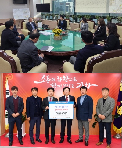 인천시회, 인천시 3개 구청 릴레이 간담회 개최