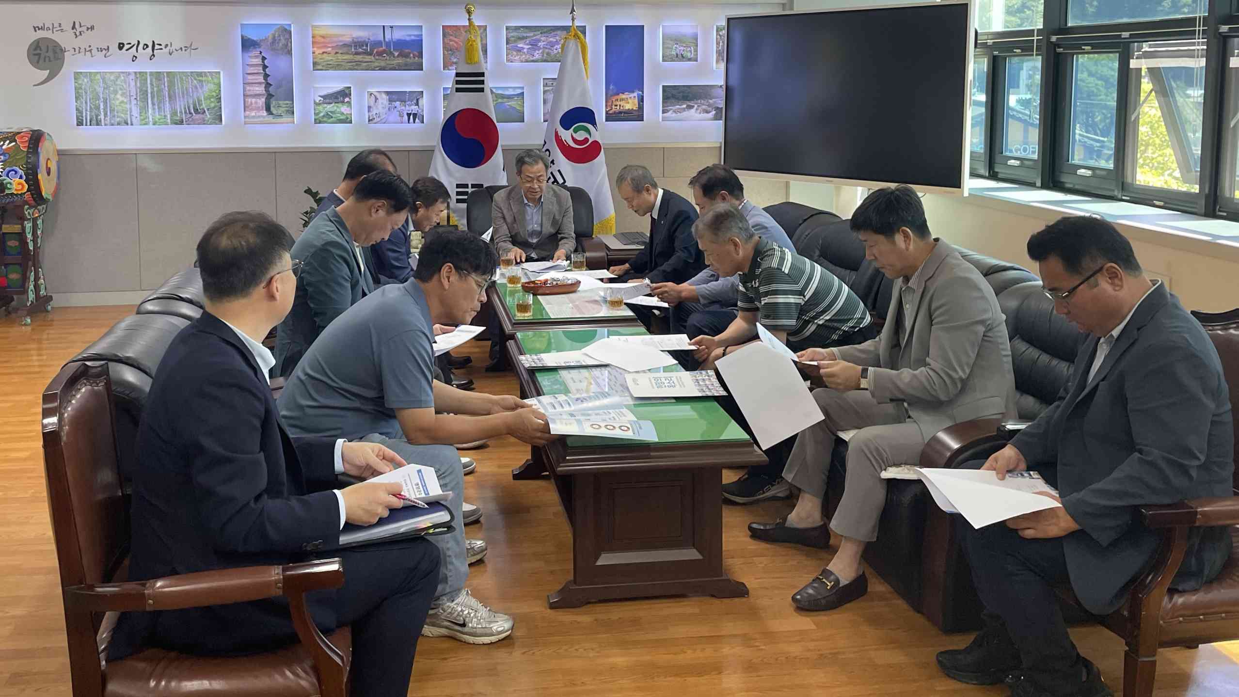 경북도회, 영양군수와 지역 전문건설산업 활성화 세일즈