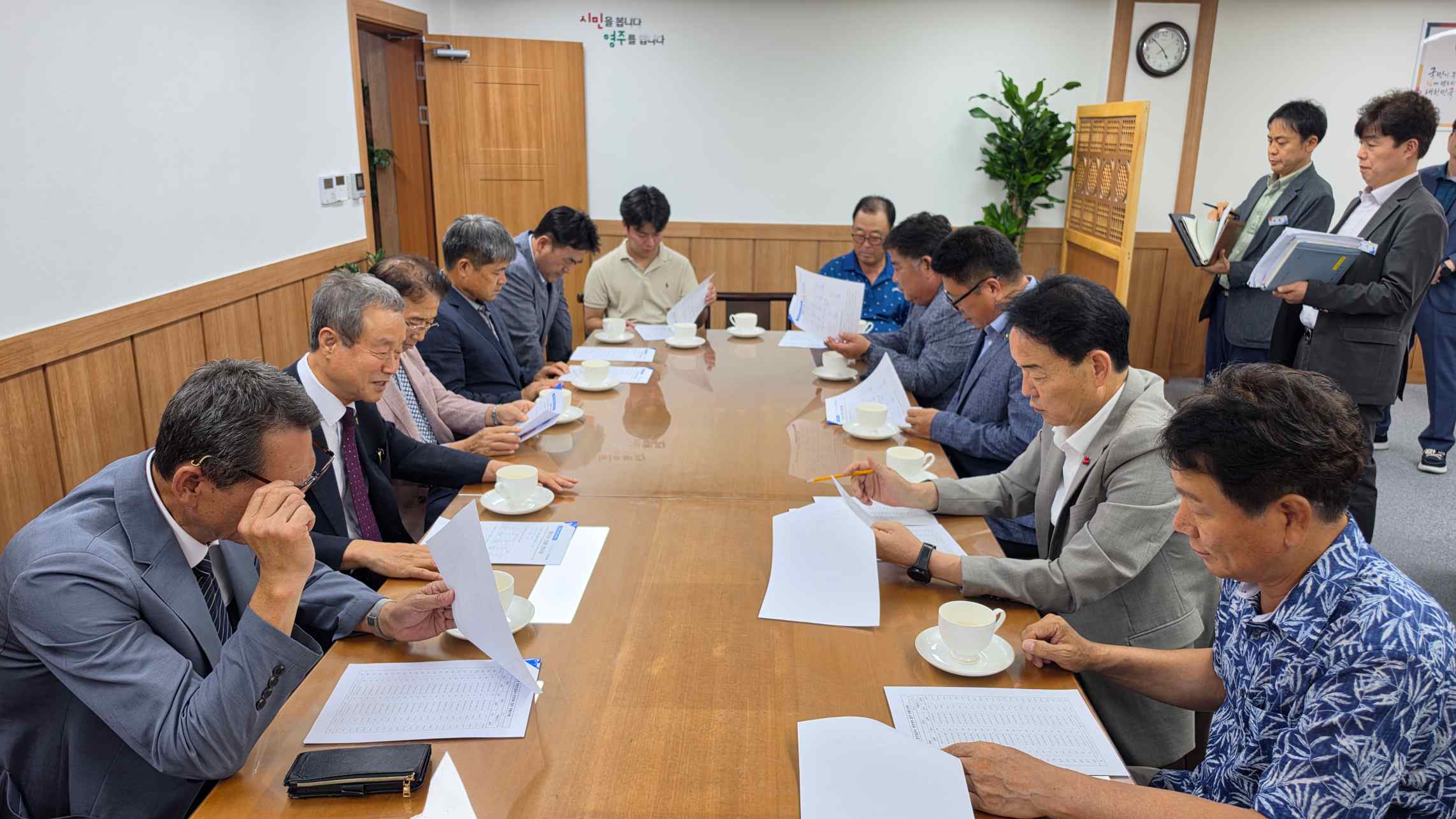 경북도회, 영주시장&middot;시의회 의장과 지역 전문건설산업 활성화 세일즈